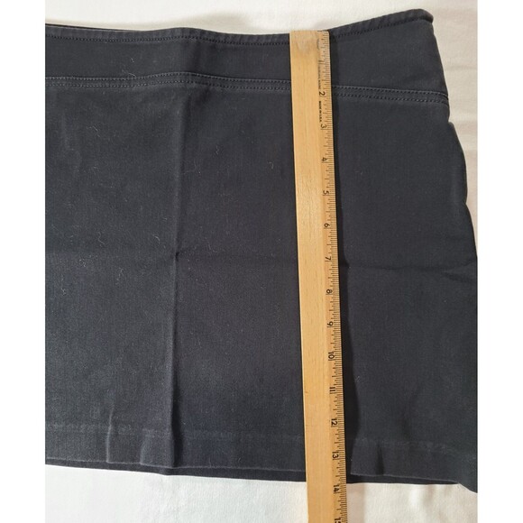 Express Stretch Black Y2K Mini Skirt Size 5/6 Vintage 2000s Clubwear Taiwan - Picture 5 of 7